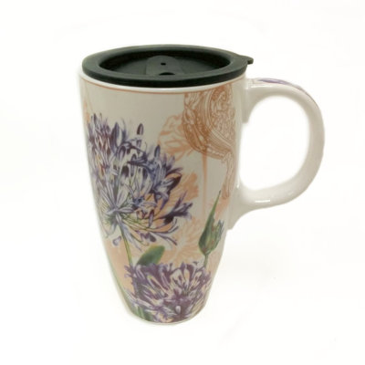 Ensemble de grandes tasses à café 2 pièces Devyn Hyacinth