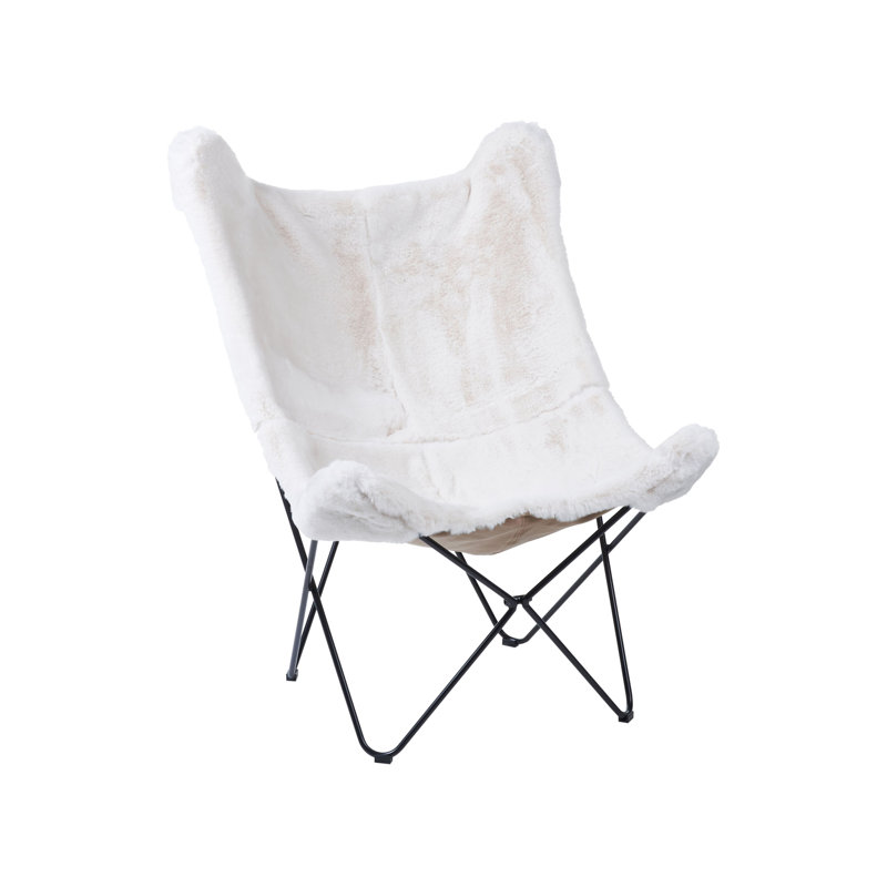 Drancy Upholstered Accent Chair, White