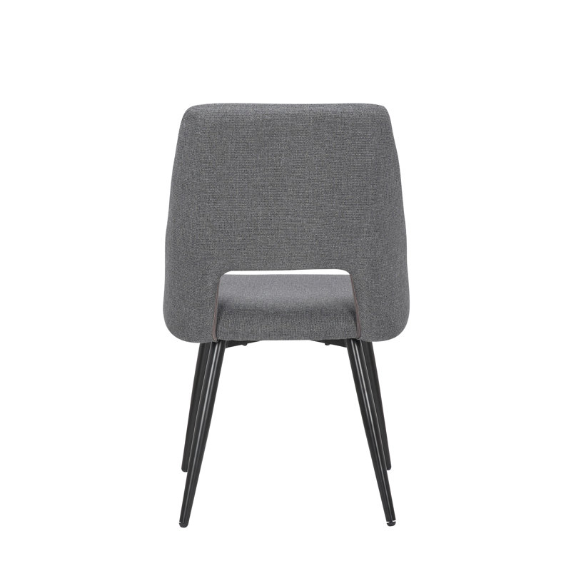 Chaise d'appoint Alizai, Gris foncé