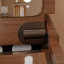 Meuble-lavabo en bois massif 3 en 1 Anita avec miroir rabattable, fauteuil caché, éclairage DEL réglable et prise de courant, coiffeuse de maquillage entièrement assemblée-1423437184-1432550888