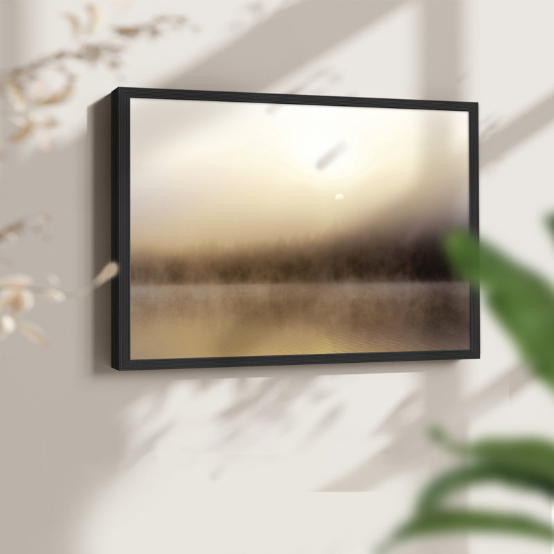 Break of Dawn - Reproduction encadrée - Restickable, Noir, noir, noir, noir