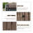 Outdoor Storage Shed 8.2' X 6.2', Metal Steel Utility Tool Shed Storage House With Double Lockable Doors & Air Vents For Backyard Patio Garden Lawn Brown-113717655