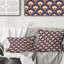 Coussin décoratif rétro rétro Mid-Century-210408427