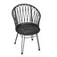 TAVON CHAIR, 2PCS avec 2 coussins, gris