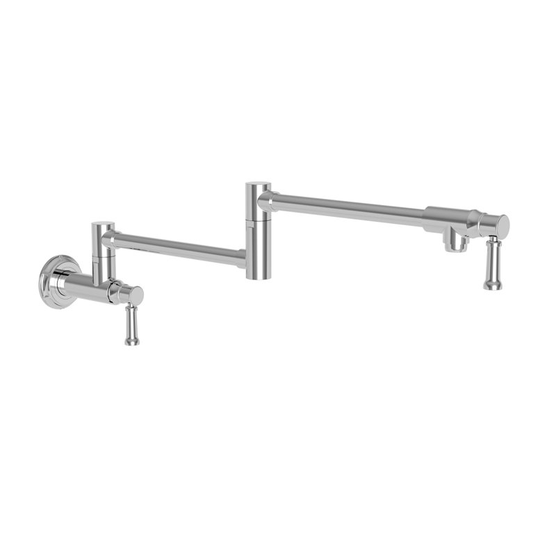 Gavin Wall Mount Pot Filler, Polished Chrome