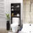 Modern Over The Toilet Space Saver Organization Wood Storage Cabinet For Home, Bathroom -567022563