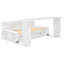 Lit de jour double avec bureau amovible, tiroirs de rangement et table d'appoint hydraulique, parfait pour les petits espaces et une utilisation multifonctionnelle-365273765-366837057