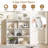 Costway 1 Pcs 7-cube Bookcase Open Storage Shelf With Anti-tipping Kits For Living Room-1150972659