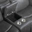 Causeuse Fuchs avec deux fauteuils inclinables gris-238792834-238792833