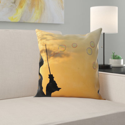 Bubbles Throw Pillow