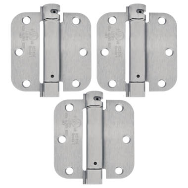 Villar Home Designs Mortised Heavy Duty Door Hinge With Soft Close Chrome