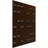 19 5/8"W x 19 5/8"H Emery EnduraWall Decorative 3D Wall Panel, Universal Metallic Pearl Mist (Covers 2.67 Sq. Ft.)-123538328