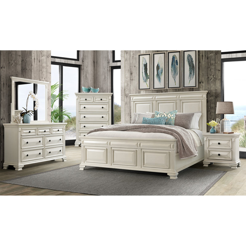 Alauna Solid Wood Piece Bedroom Set
