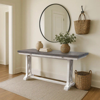 Console en bois massif 64 "Highworth