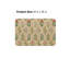 Tapis de sol beige à motif floral 24 po x 36 po pour le jardin intérieur et extérieur