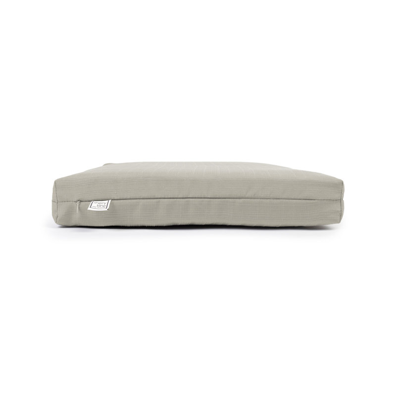 Tailored. Modern Look Seat Cushion With Zipper And Padded Polyester Fill., Sand
