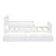 Plateforme simple classique avec garde-corps en pin et tiroirs de rangement-117502802-117502803