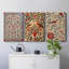Ensemble de toiles tendues avec châssis de la meilleure collection de la collection Homure de William Morris de Morris Morris - Prêt à être accroché-774970860