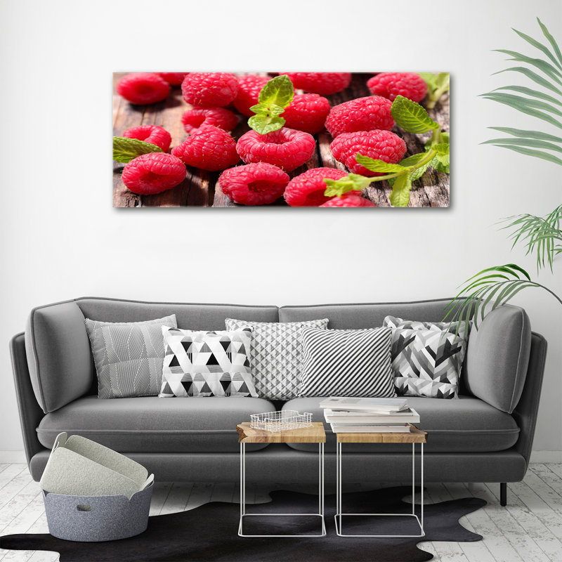 Raspberries - No Frame Print on Canvas