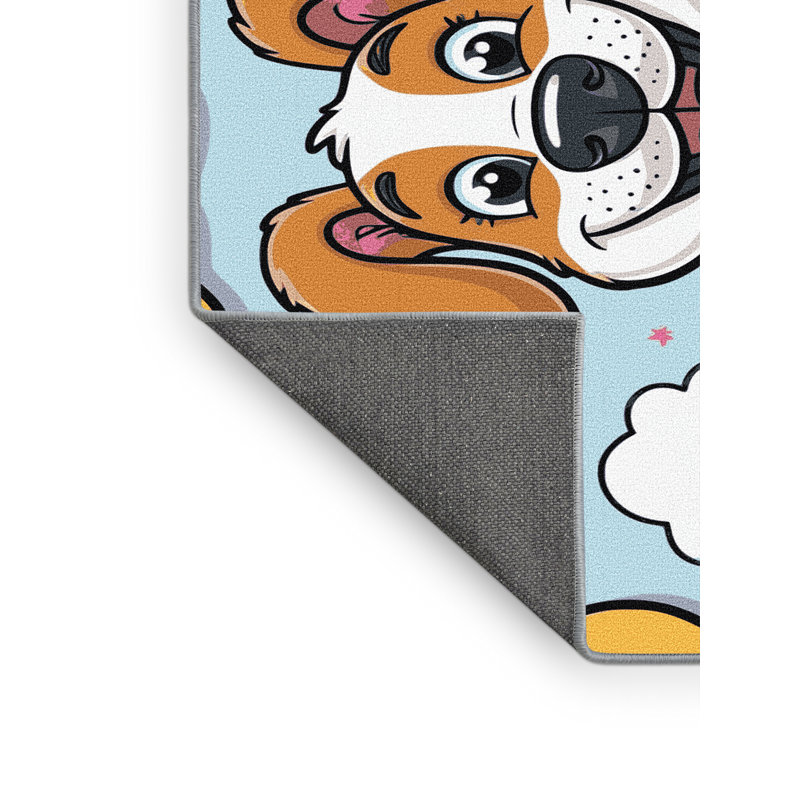 Tapis mignon pour enfants, Rectangle de 5 pi x 8 pi