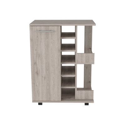 Bar Cart Wells, Four Casters