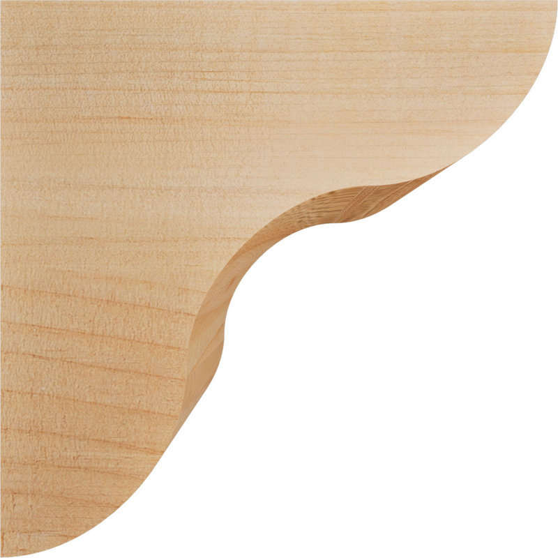 Corbeau Carmel, H 6 po x l 3,5 po x P 6 po, Sapin de Douglas, Lisse