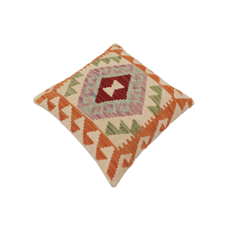 Housse et insert de coussin décoratif carré 100% laine Butler