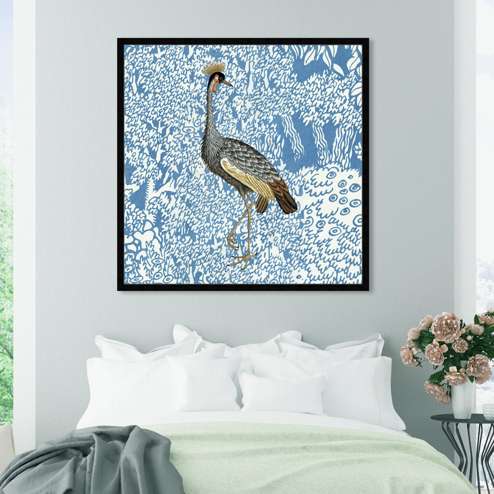 Bird Pose 2 by Oliver Gal, Black, 42" H x 42" W x 0.5" D
