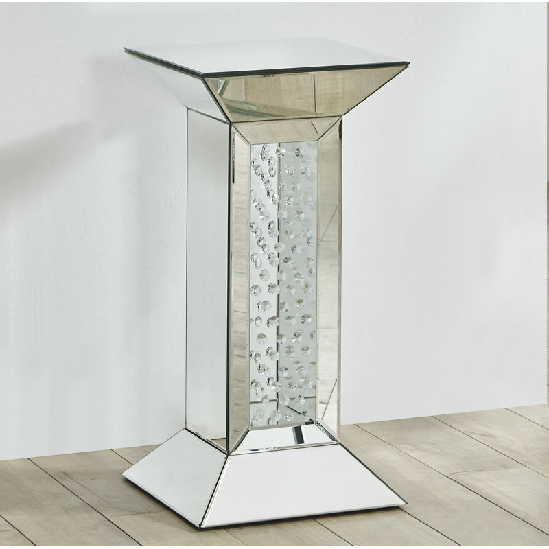 Stonebraker Glass Top End Table