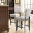 Melaniee Upholstered Counter Stool with Solid Wood Frame-2056758592
