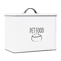 Food Container Dog Storage Containers Pet Cat Airtight Tin Decorative  Stackable Dry Sealable Rabbit