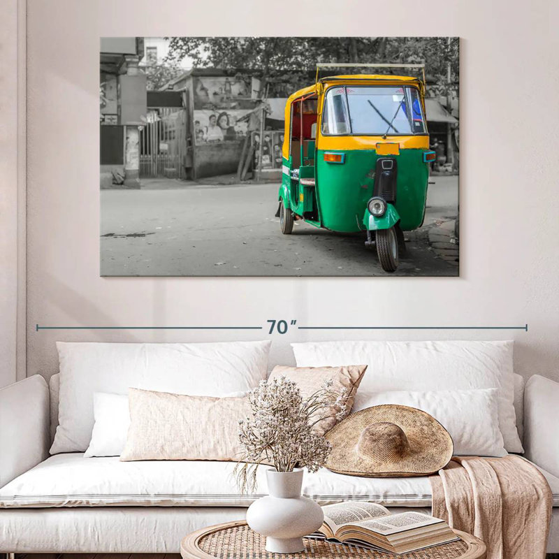 Mehar Indian Rickshaw Pop, 34" H x 51" W