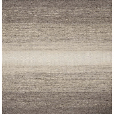 Textures Wool Striped Area Rug in Beige