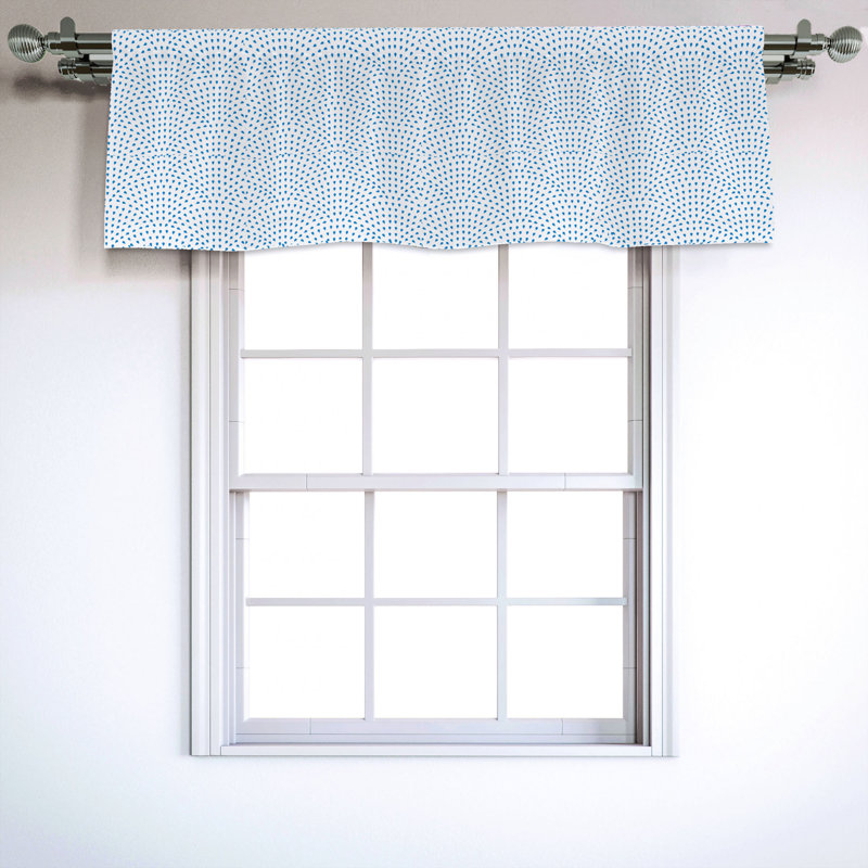 Sateen Ruffled Window Valance