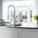 K7® Semi-Professional Pull Down Touch Single Handle Kitchen Faucet with Accessories