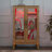 Curio Cabinet with Tempered Glass Doors and Adjustable Shelves-181953939