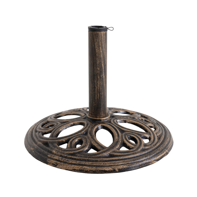 12kg Cast Iron Free Standing Umbrella Base, Bronze
