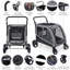 Stroller for Large Dogs, Extra Large Pet Stroller for Medium 2 Dogs, Dog Wagon, Dog Carriage, Foldable Design, Adjustable Handle-85506081