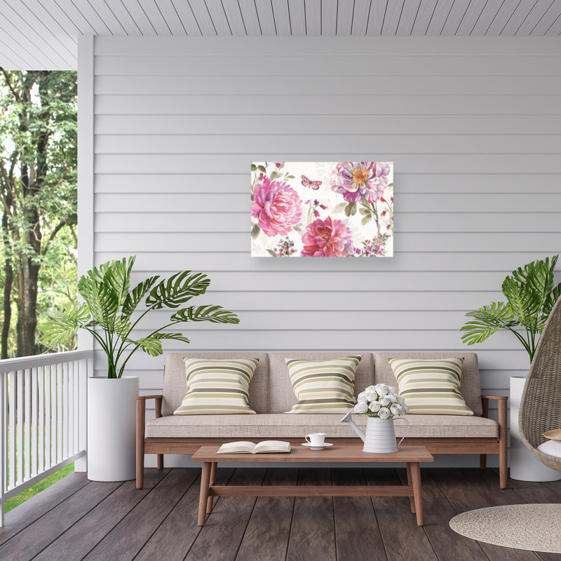 Visiblement rose 18 - Impression sur toile tendue, H 30 po x l 47 po