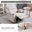 Modern Swivel and Rocking Recliner with Heating and Massage-1340727816