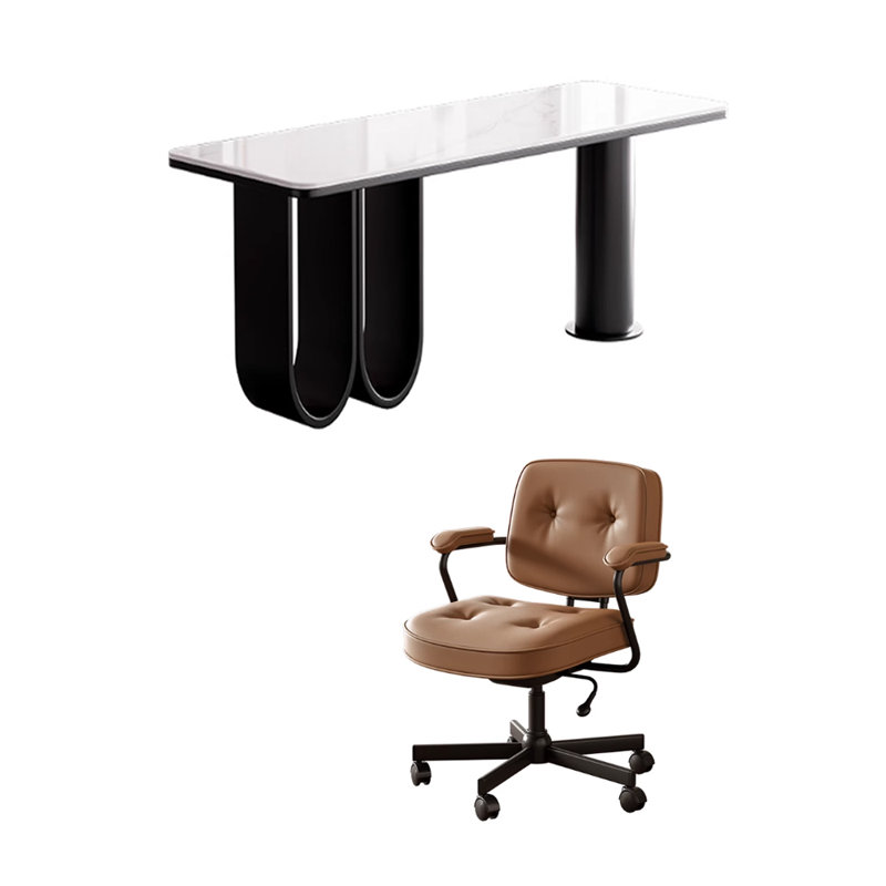 High-end Design Rock Slab Office Computer Desk