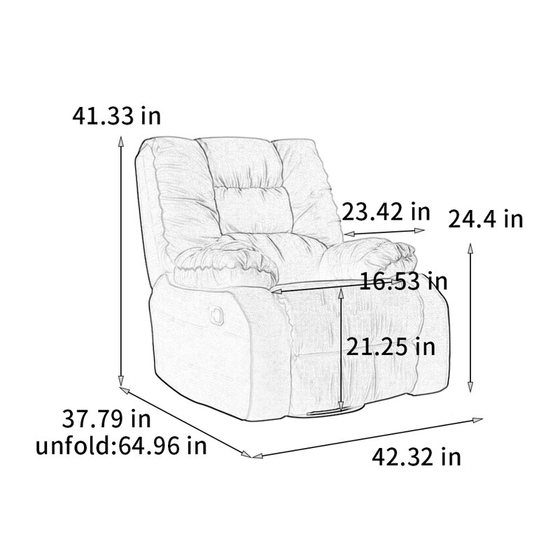 Chaise longue confortable et réglable, Jaune