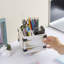 4 Slot Solid Wood Pen Holder