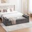 Banc rembourré en chenille avec 2 coussins-537092397