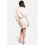 Motif léopard luxueux, robe douce avec poches avant - rose-636718462