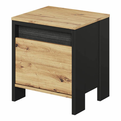 Rushelle 45cm W Manufactured Wood Bedside Table