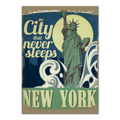 Poster New York - No Frame Print on Glass