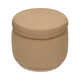 Enoki 21" Wide Round Storage Ottoman with Storage