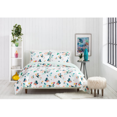 Daydreaming Floral 100% Cotton Quilt Set