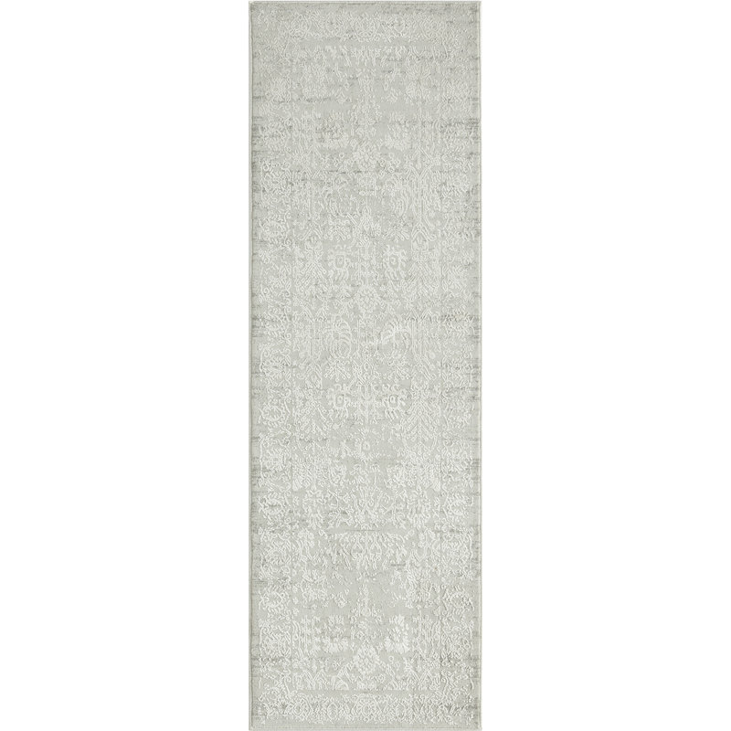Tapis de couloir oriental ivoire